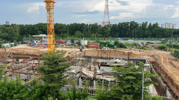 Tiến độ chung cư Tây Nam Mễ Trì