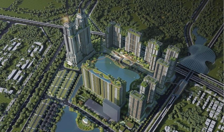 Toàn cảnh dự án Hateco Đông Anh - Kim Chung