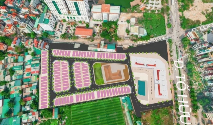 Mặt bằng quy hoạch sản phẩm Mipec 54 Tố Hữu