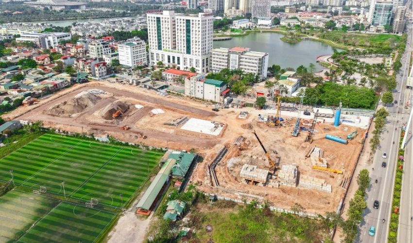 Hình ảnh mới nhất của dự án Mipec 54 Tố Hữu